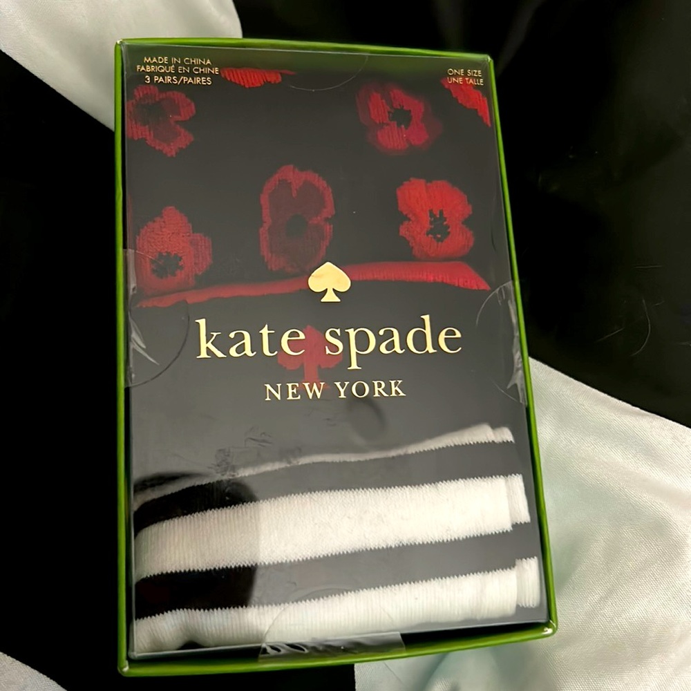 Kate spade crew socks 3 pairs
